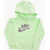 Nike Hoodie Sweatshirt With Logo Zebra Print Green