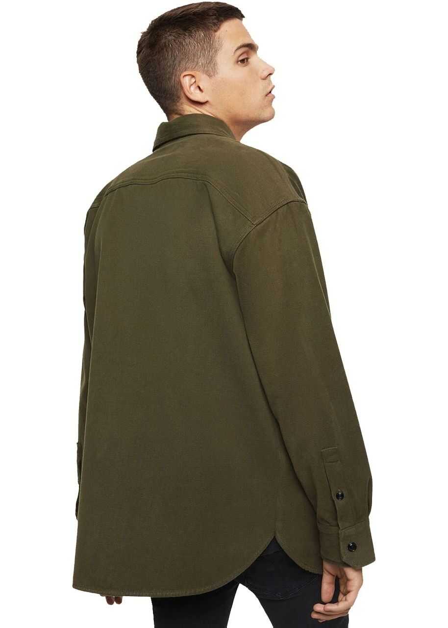 Camasi casual Diesel S-Lebed with Patch Pockets 00SW1F Green Barbati (BM 8276380) 2