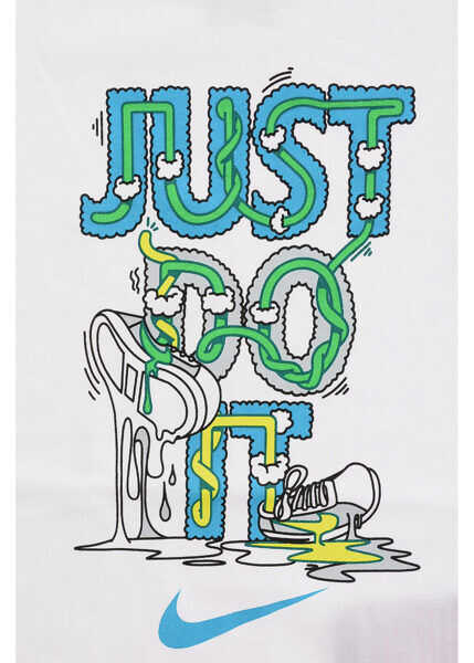 Tricouri Nike Jersey T-Shirt Just Do It White Baieti (BM 8277103) 2