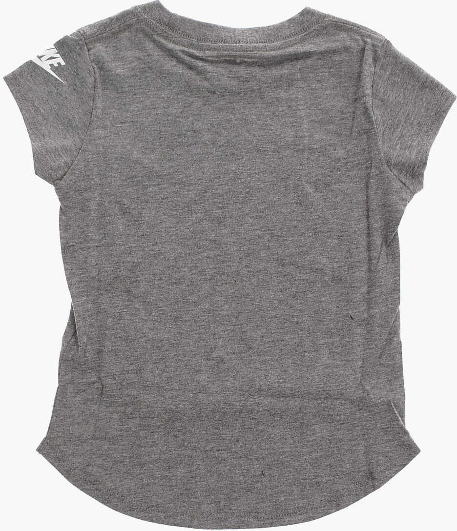 Tricouri Nike Logo-Print T-Shirt Gray Baieti (BM 8277106) 3