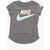 Nike Logo-Print T-Shirt Gray