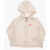 Nike Hoodie Sweatshirt With Zip Closure Beige