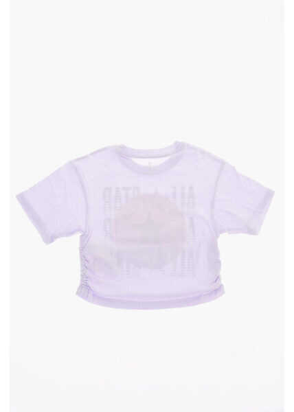 Tricouri Converse All Star Logo Print T-Shirt Violet Baieti (BM 8277175) 3