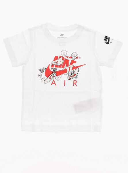 Tricouri Nike Air Printed TShirt White Baieti (BM 8277187) 4