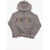 Converse Logo-Print Sweater With Hood Gray