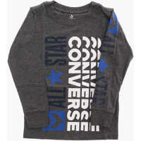 Tricouri Converse All Star All Over Logo Print Long Sleeve T-Shirt
