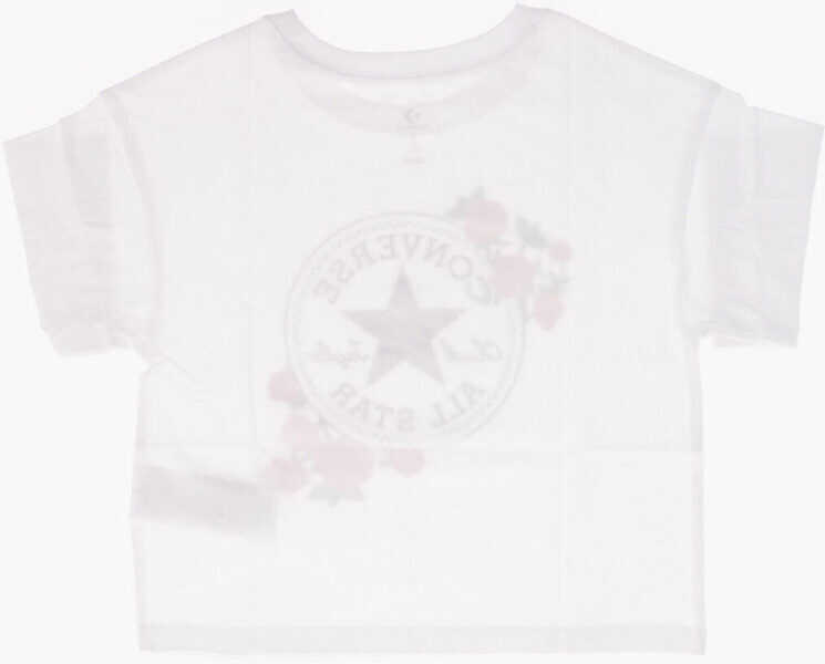 Tricouri Converse All Star Jersey T-Shirt White Baieti (BM 8278237) 3