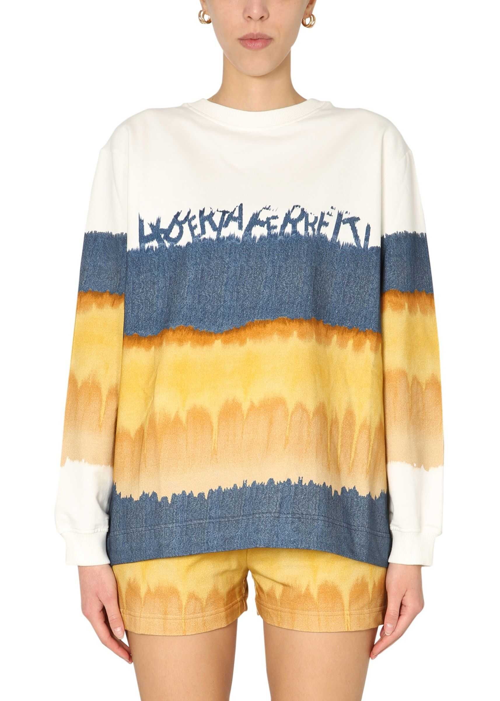 Alberta Ferretti I Love Summer Crew Neck Sweatshirt 17020187_1087 MULTICOLOUR