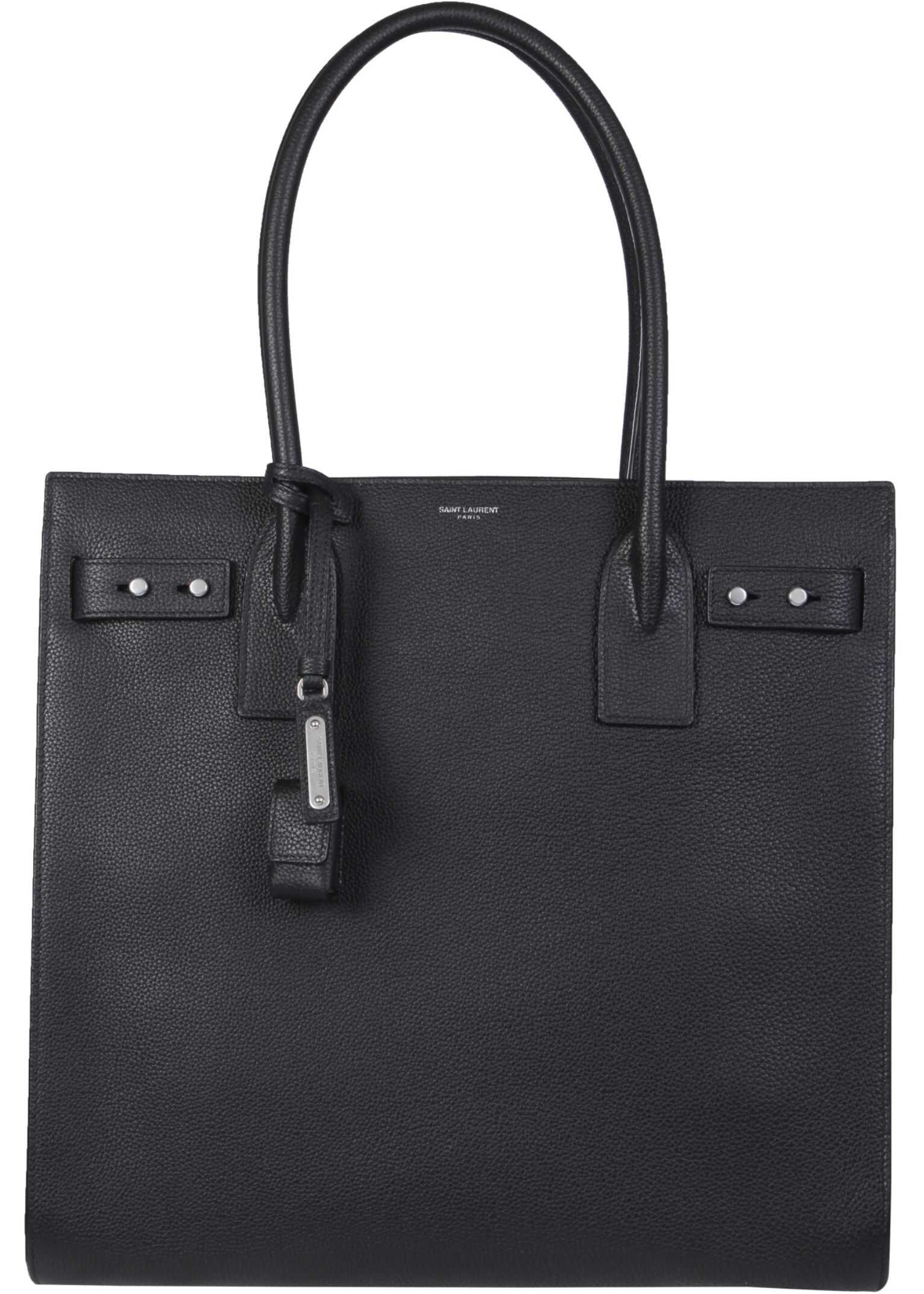 Saint Laurent Sac De Jour North / South Bag 647168_DTI0E1000 BLACK