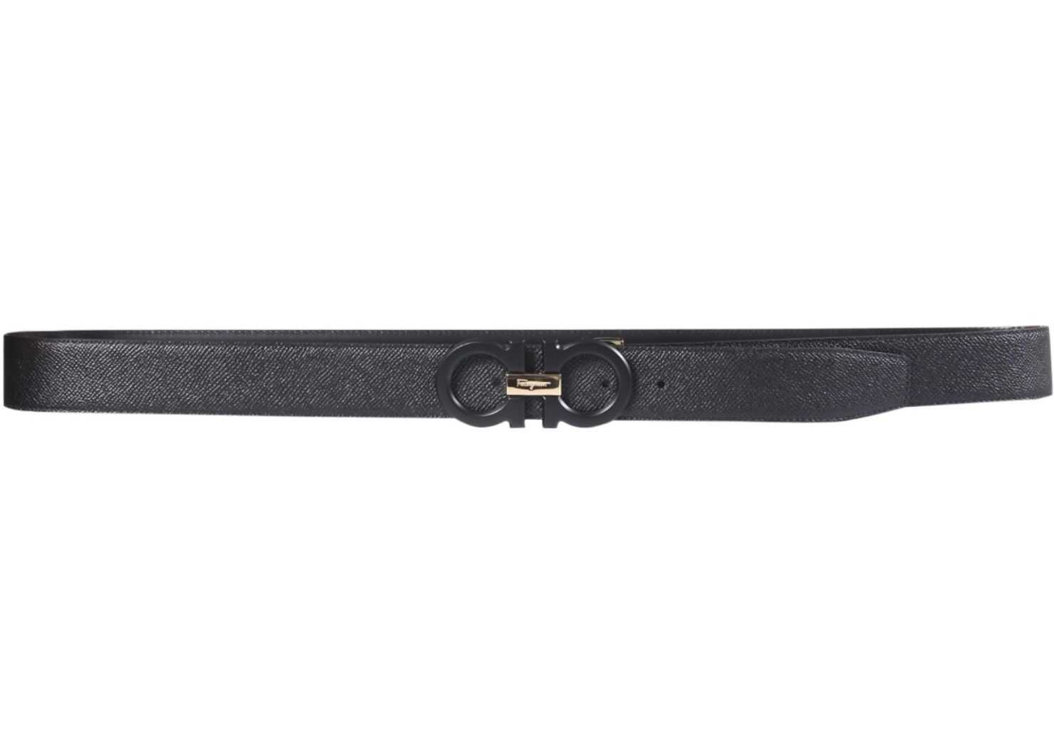 Salvatore Ferragamo Reversible Gancini Belt 705644_679710NERO BLACK