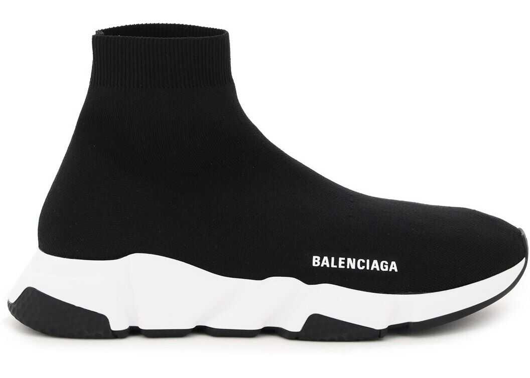 Balenciaga Speed Sneakers 587280 W2DBQ BLACK WHITE BLACK