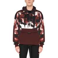 Hanorace Camouflage Print Sweatshirt Barbati