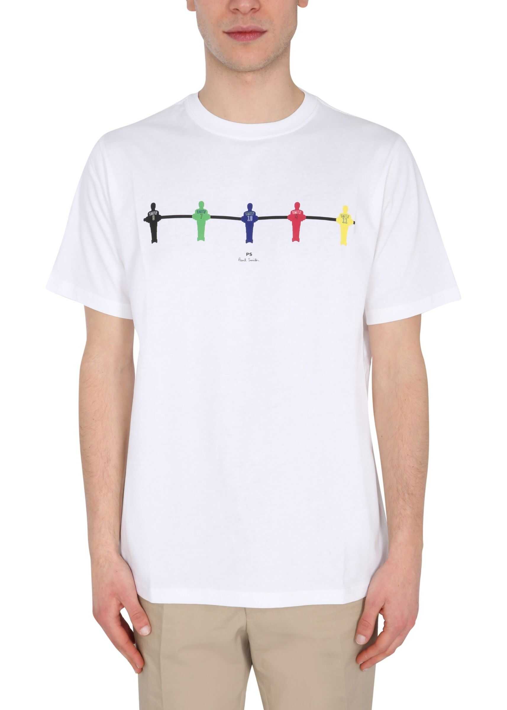 PS by Paul Smith Crew Neck T-Shirt M2R/011R/FP2617_01 WHITE