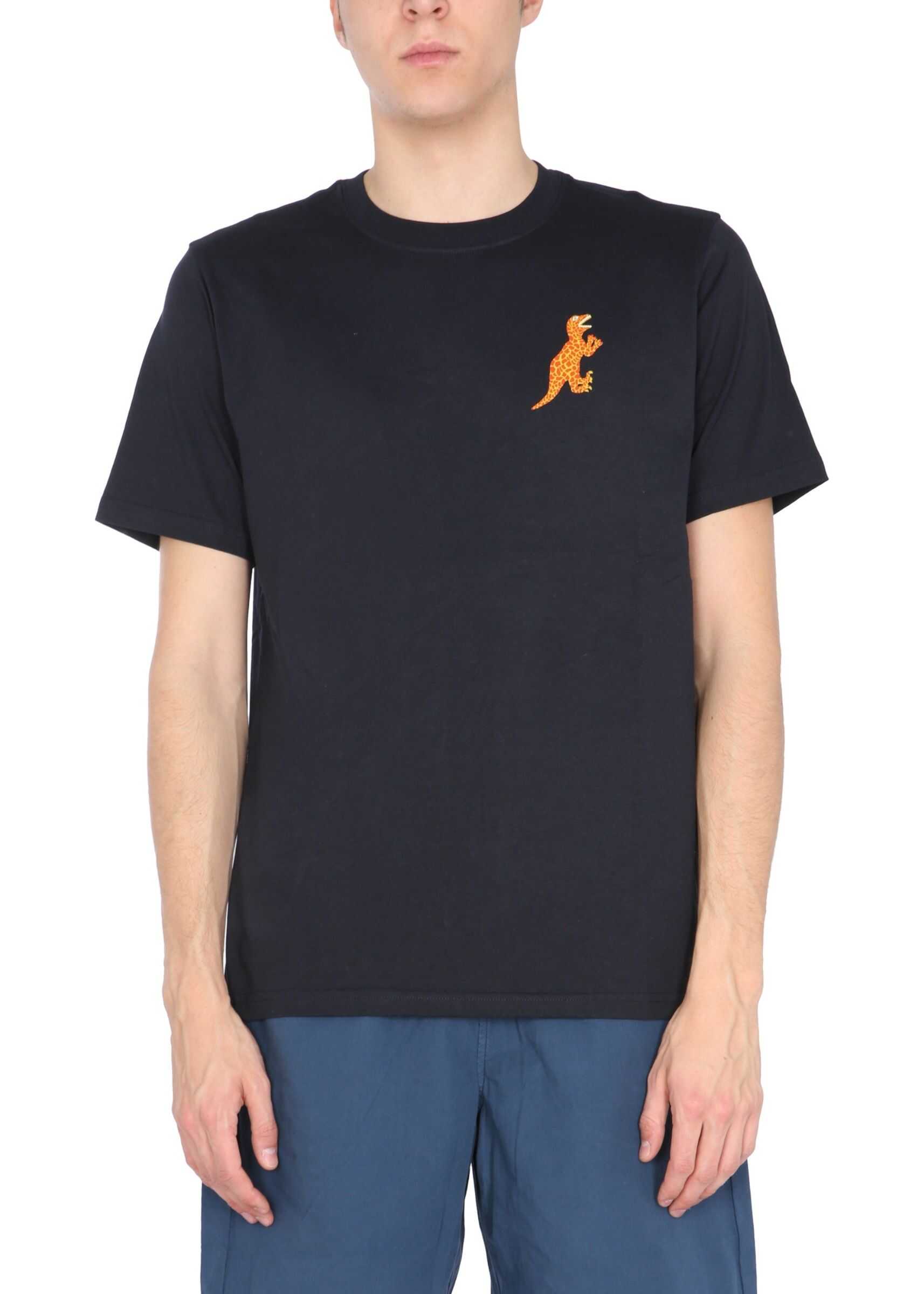 PS by Paul Smith Crew Neck T-Shirt M2R/011R/FP2507_49 BLUE