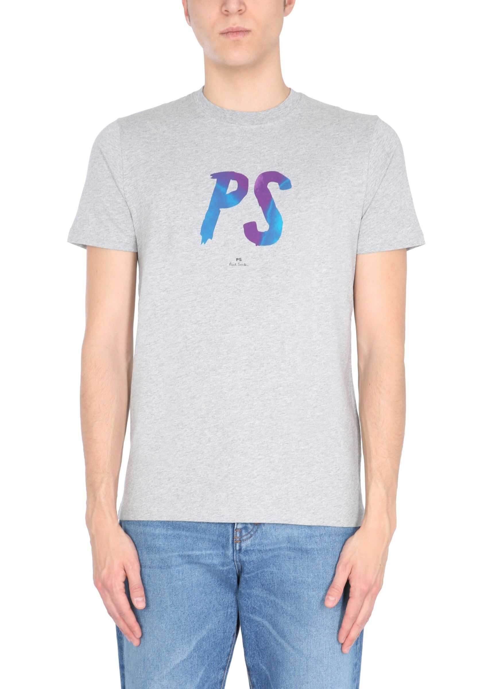 PS by Paul Smith Crew Neck T-Shirt M2R/010R/FP2619_72 GREY