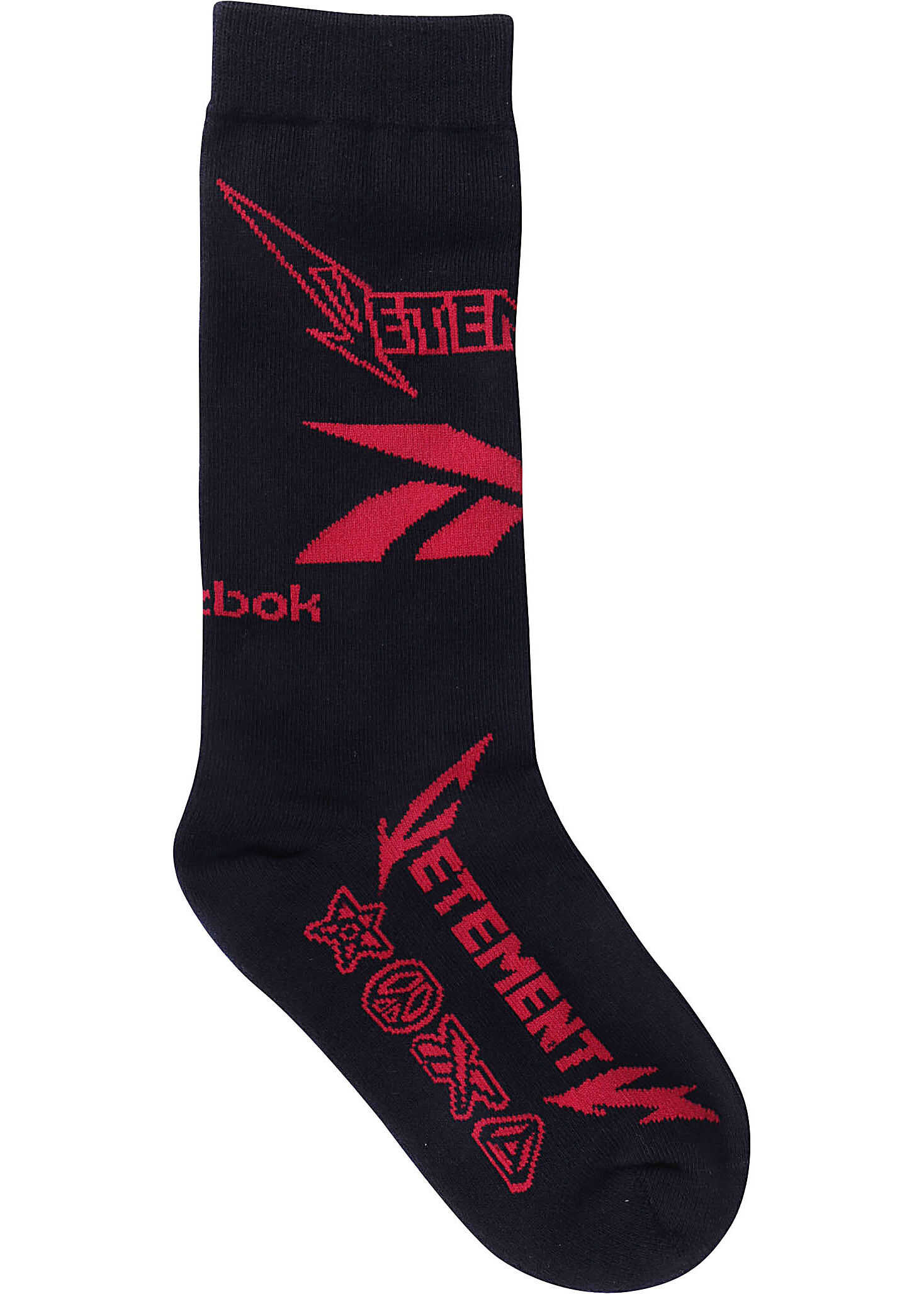 Vetements Reebok x Vetements Metal Socks BLACK RED image4