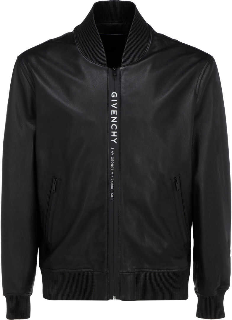 Givenchy Leather Jacket BM00K660TC BLACK