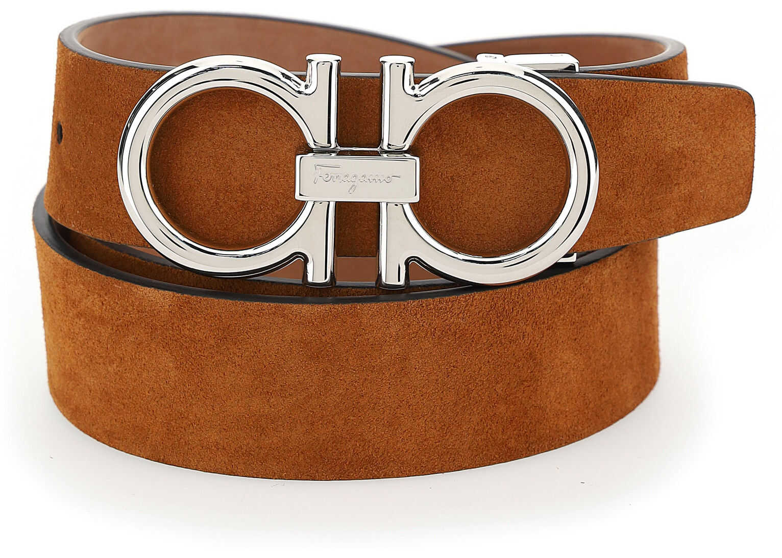 Salvatore Ferragamo Belt 741440 BROWN/BEIGE