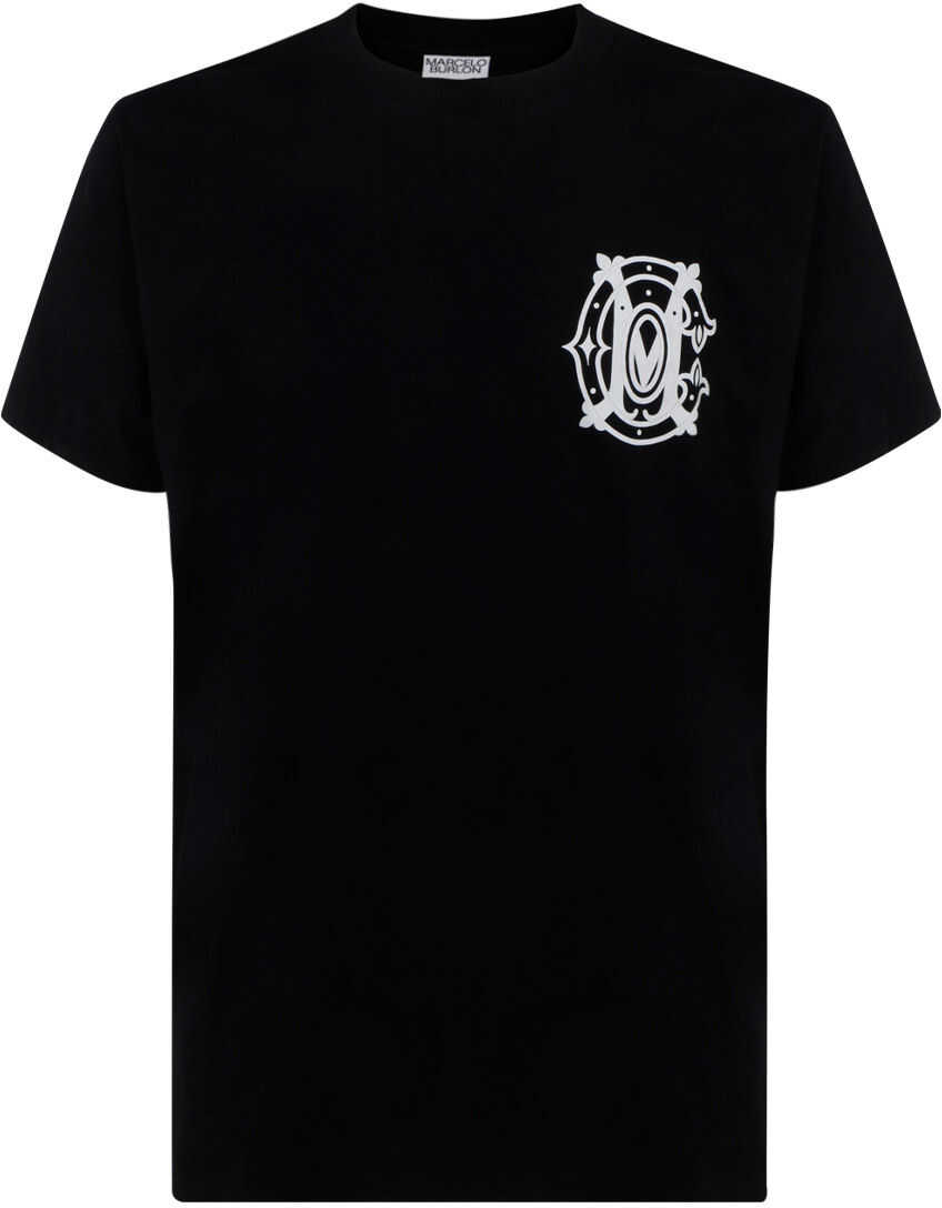 Marcelo Burlon T-Shirt CMAA018R21JER005 BLACK WHITE