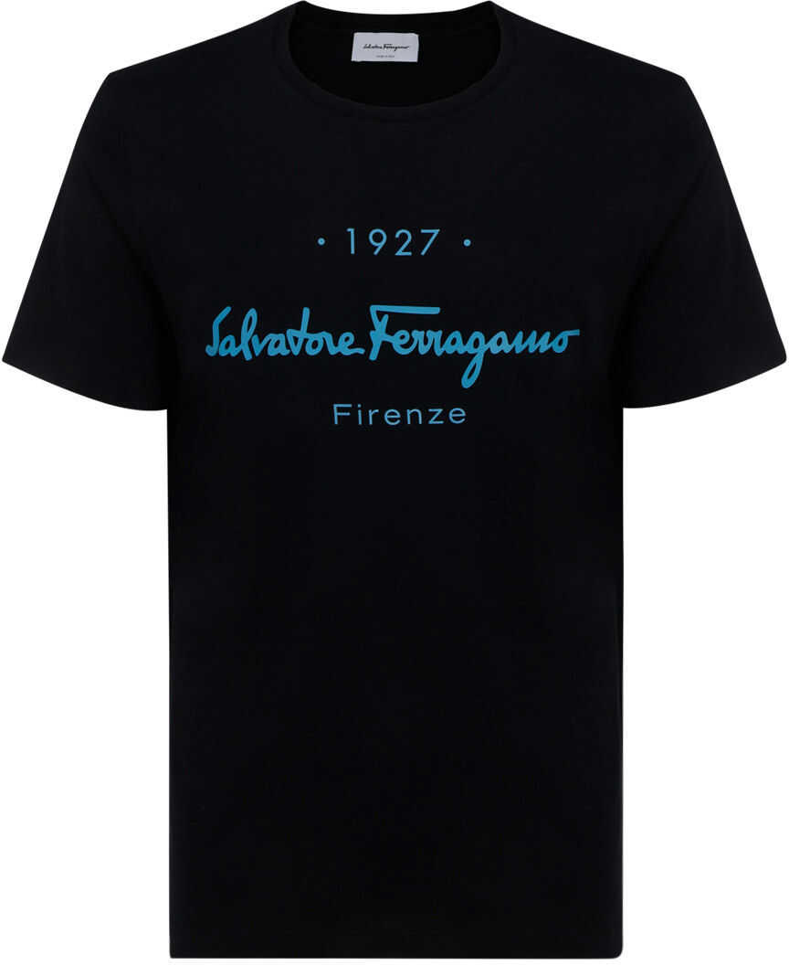 Salvatore Ferragamo T-Shirt 743055 BLACK/SCAND.