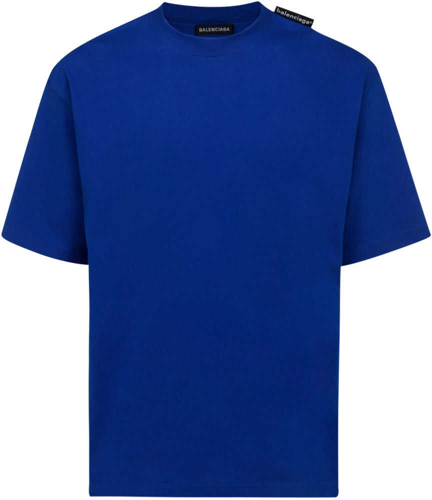 Balenciaga T-Shirt 612966THV50 ELECTRIC BLUE