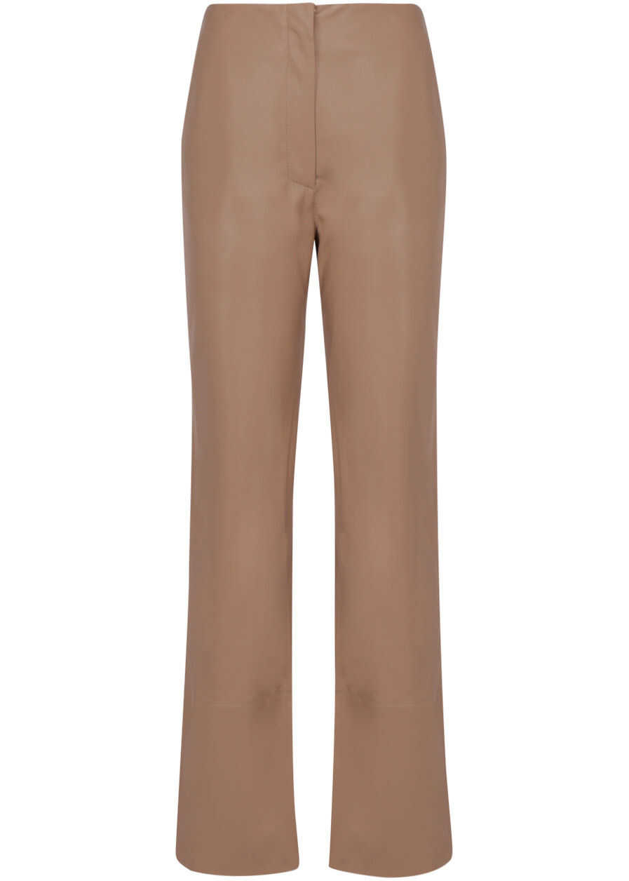 Nanushka LEATHER PANTS NW21RSPA01176 SANDSTONE