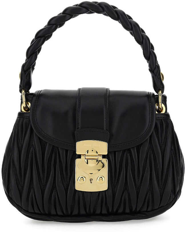 Miu Miu Bandoliera Shoulder Bag 5BH188N88 BLACK