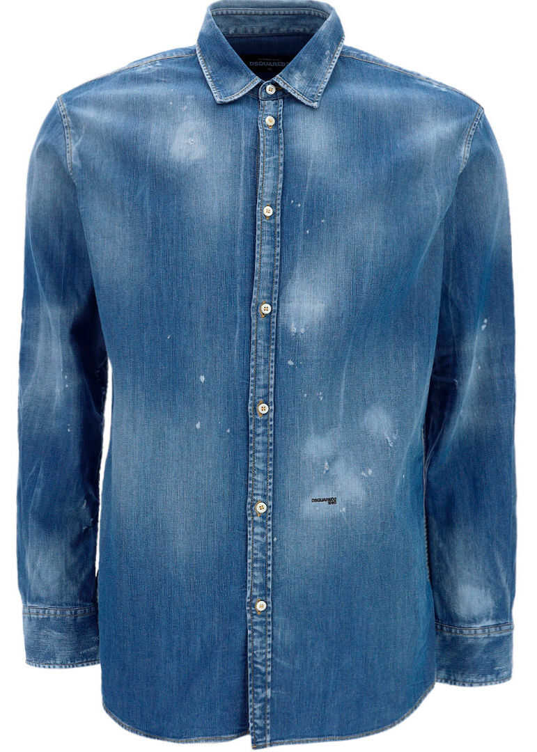 DSQUARED2 Denim Shirt S74DM0497S30341 DENIM BLUE