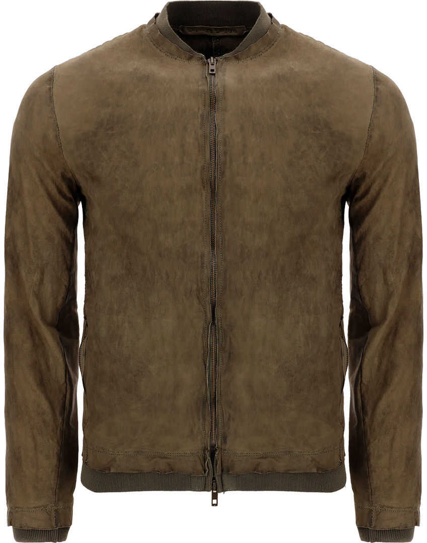 Salvatore Santoro Leather Jacket 40500U MILITARY GREEN