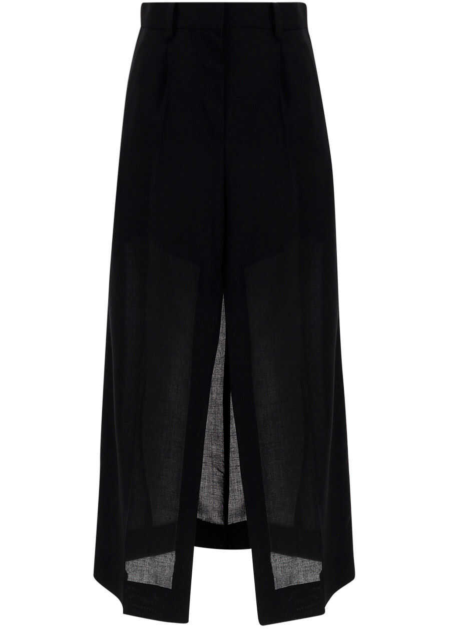 Sacai Skirt 2105400 BLACK