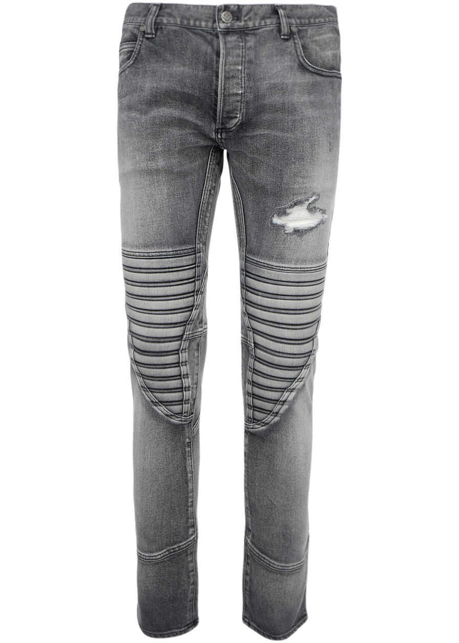 Balmain Slim Jeans VH1MG035117D GREY