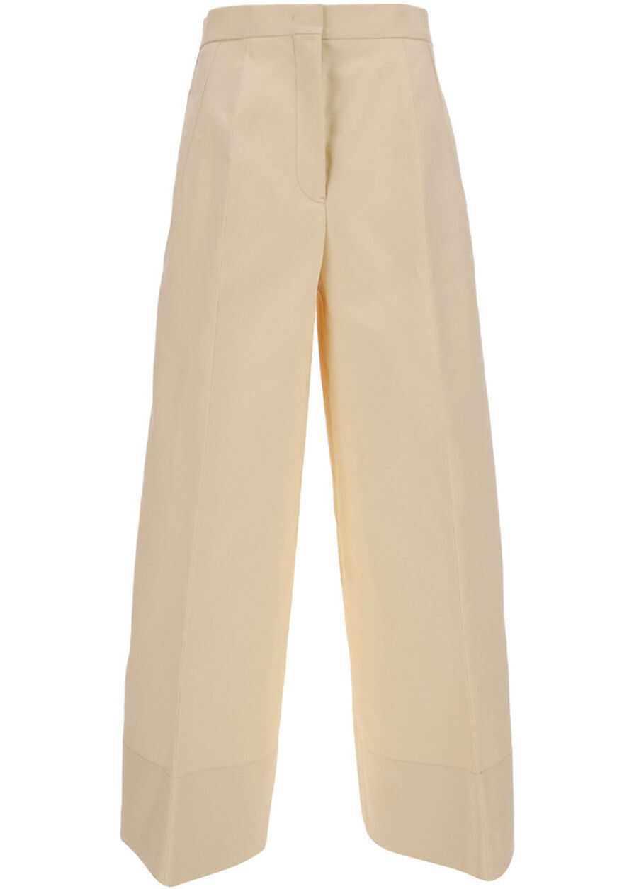 Jil Sander Pants JSPS301425WS241600 BEIGE