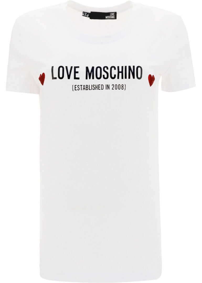 LOVE Moschino T-Shirt W4H1904E1951 OFF WHITE