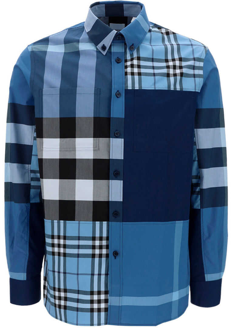 Burberry Tewkesbury Shirt 8038655 VIVID COBALT IP CHK