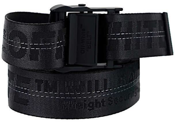 Off-White Industrial Belt OMRB012S21FAB001 BLACK BLACK