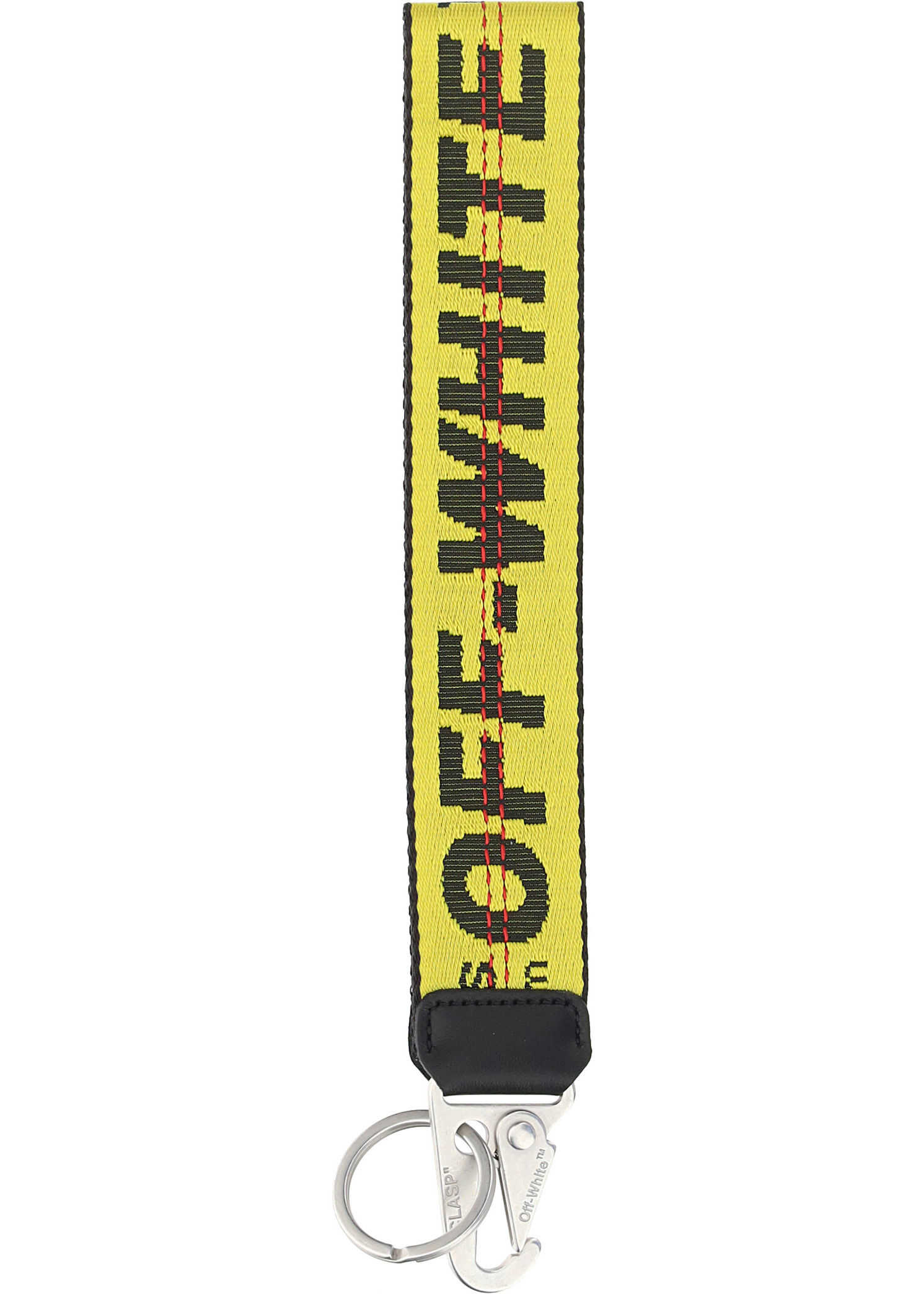 Off-White Key Holder OMZG051S21FAB001 YELLOW BLACK