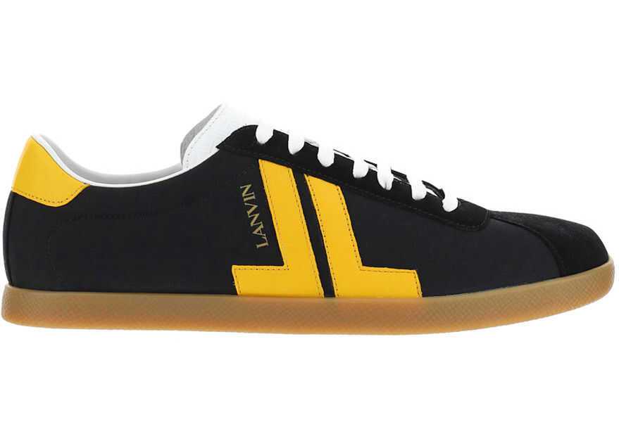 Lanvin Glen Sneakers FMSKDLONLARYE21 BLACK/YELLOW