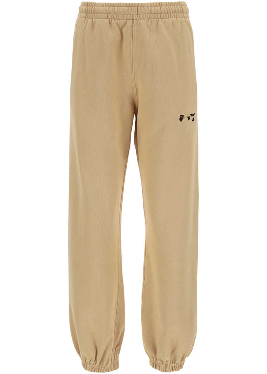 Off-White Sweatpants OWCH006S21JER001 SAND BLACK