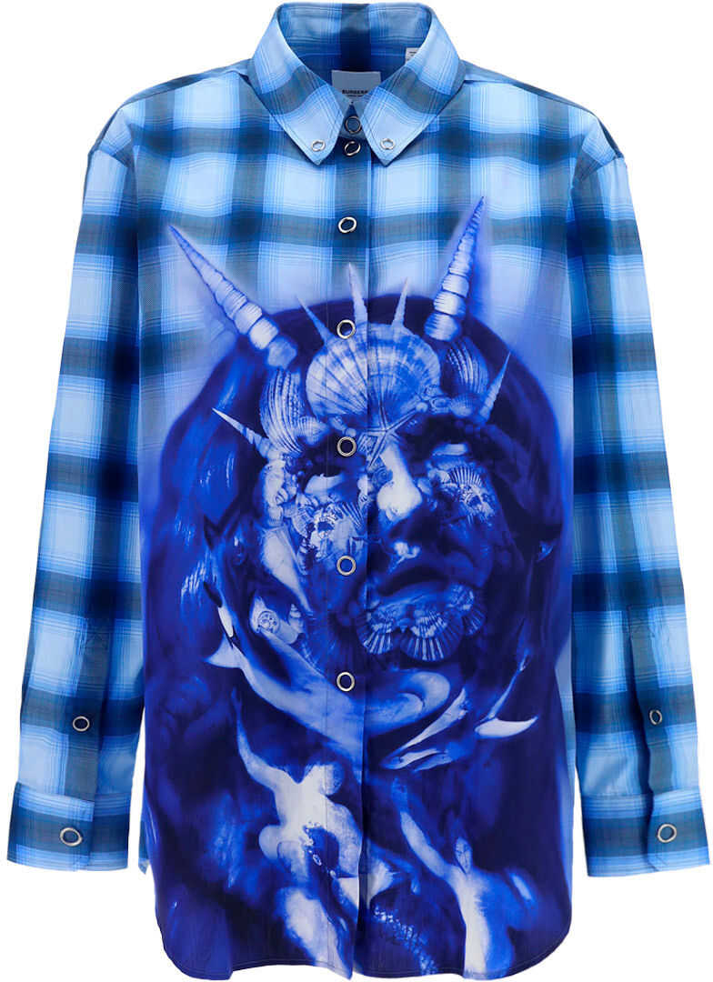 Burberry Shirt 4567831 INK BLUE IP PATTERN