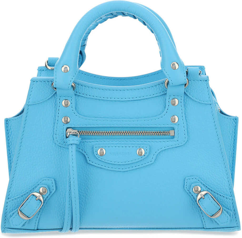 Balenciaga Neo Classic City Mini Handbag 63852415Y4Y AZUR