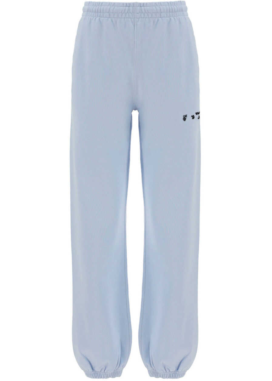 Off-White Sweatpants OWCH006S21JER001 LILAC BLACK