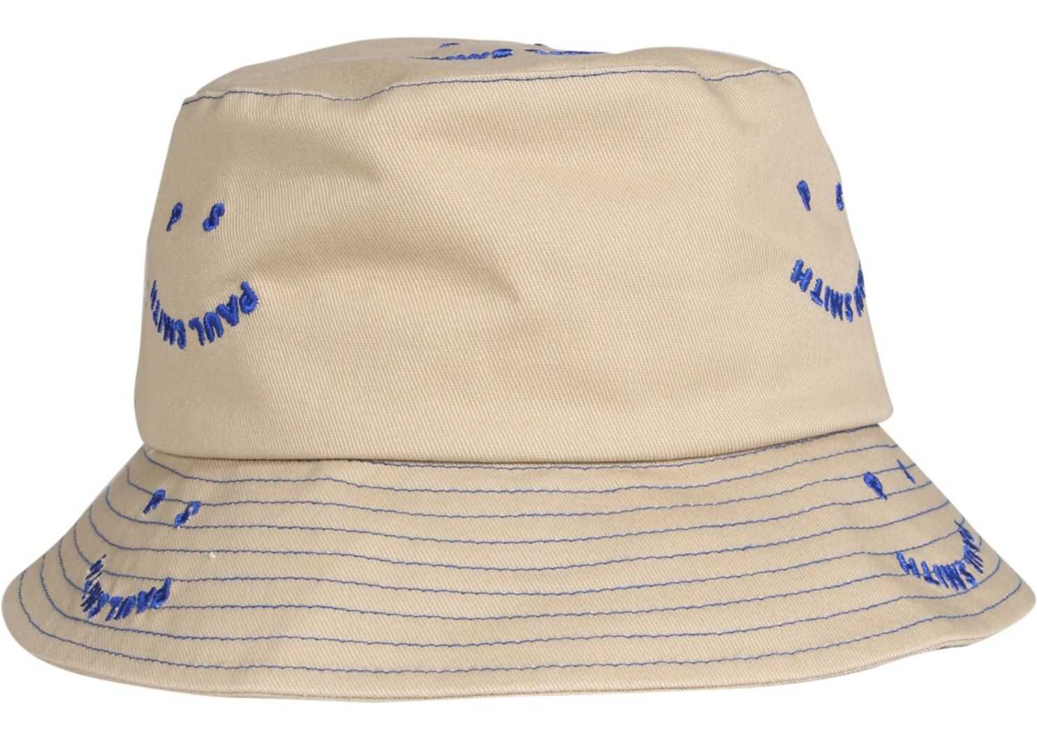 Paul Smith Happy Bucket Hat W1A/723F/FH625_01 WHITE