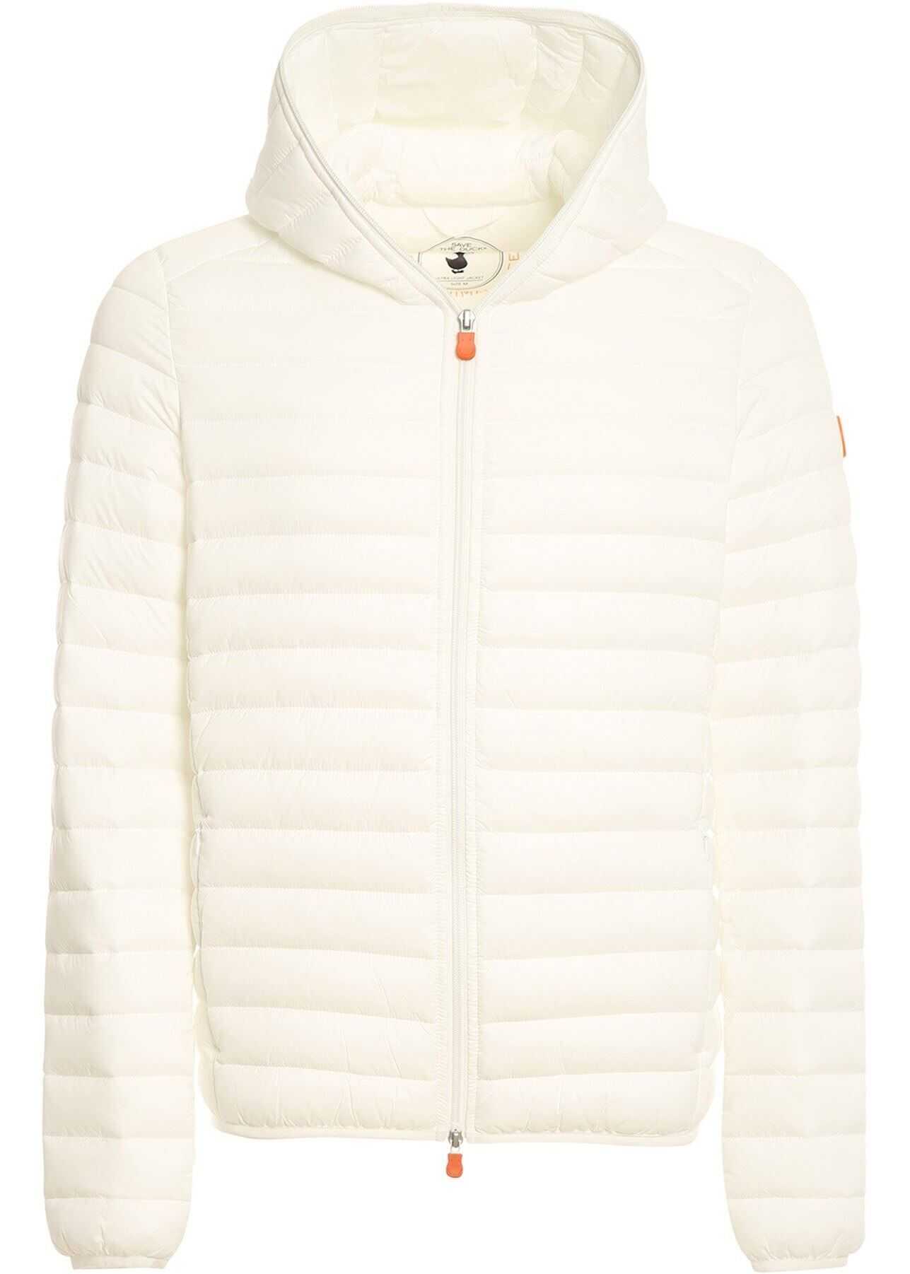 Save the Duck Donald Plumtech® Puffer Jacket In White D30650MGIGA1200002 White