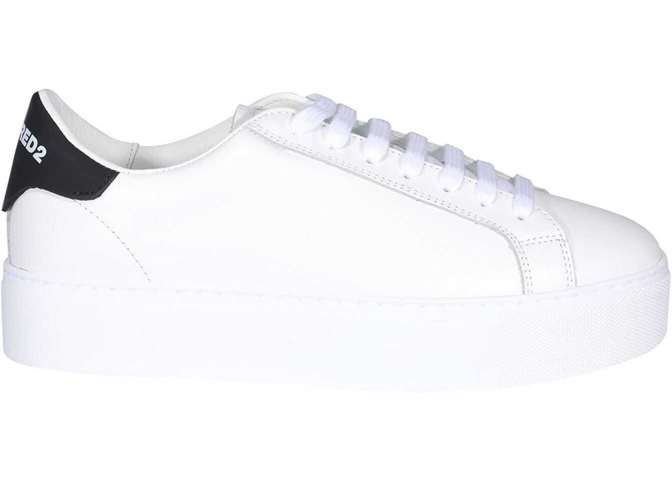 DSQUARED2 New Tennis Sneakers In White SNW000811570001M072 White