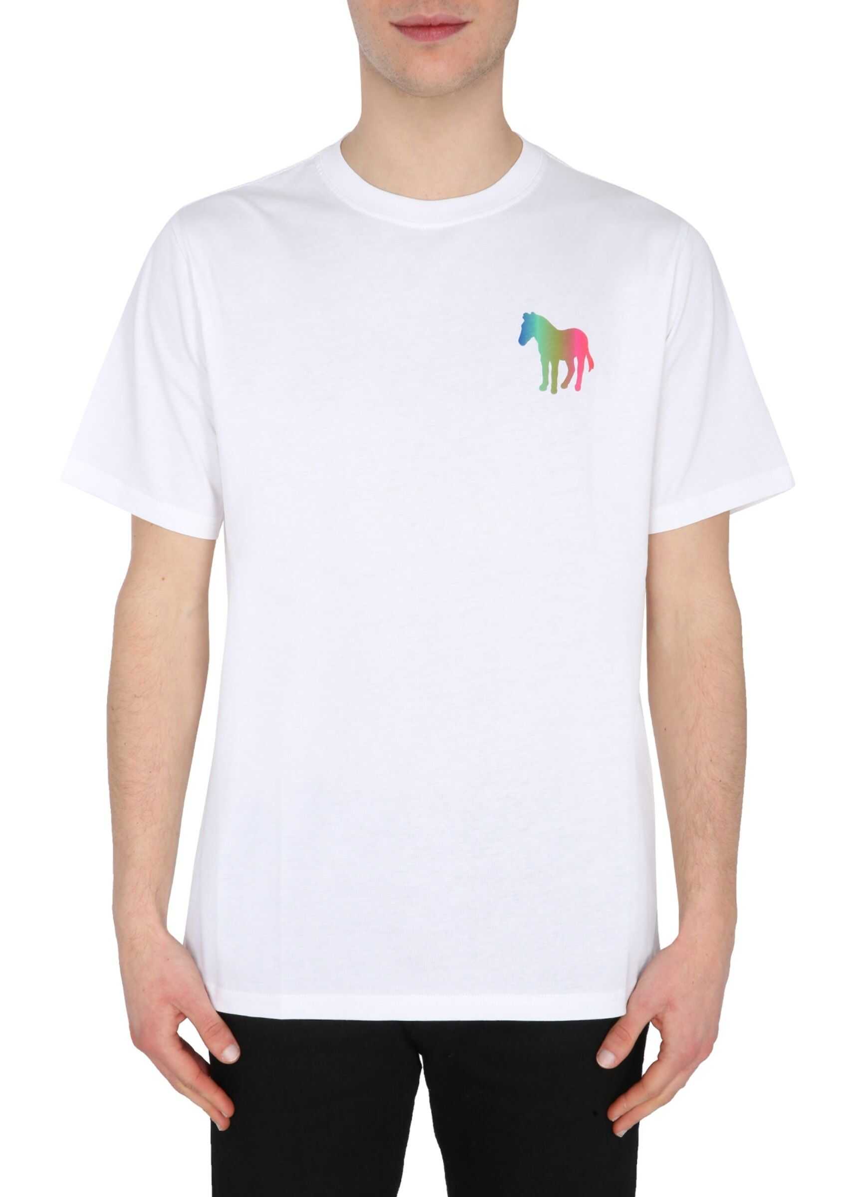 PS by Paul Smith Crew Neck T-Shirt M2R/011R/FP2610_01 WHITE