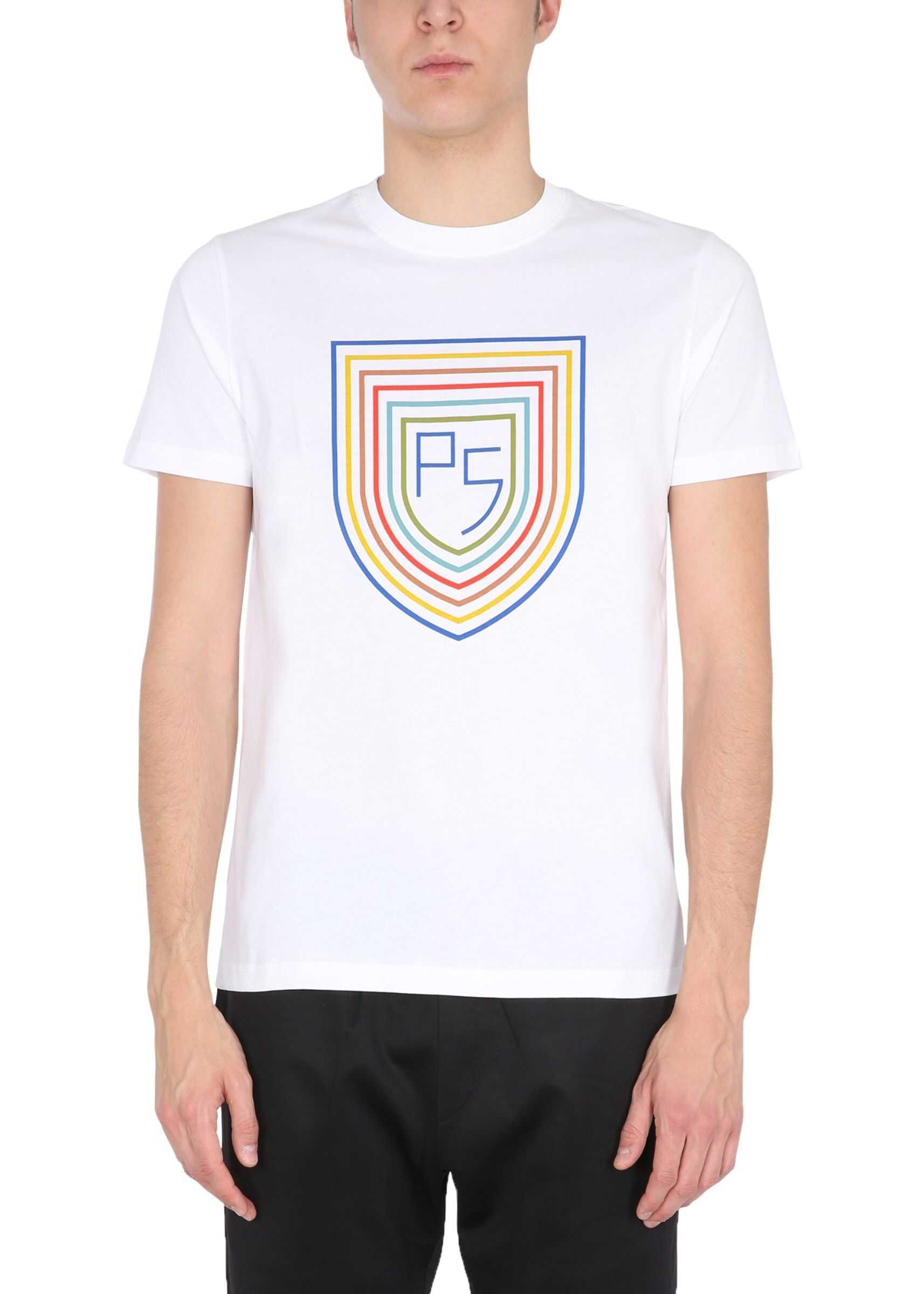 PS by Paul Smith Crew Neck T-Shirt M2R/010R/FP2472_01 WHITE