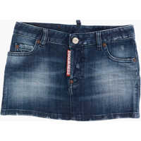 Fuste Stretch Denim Skirt Fete