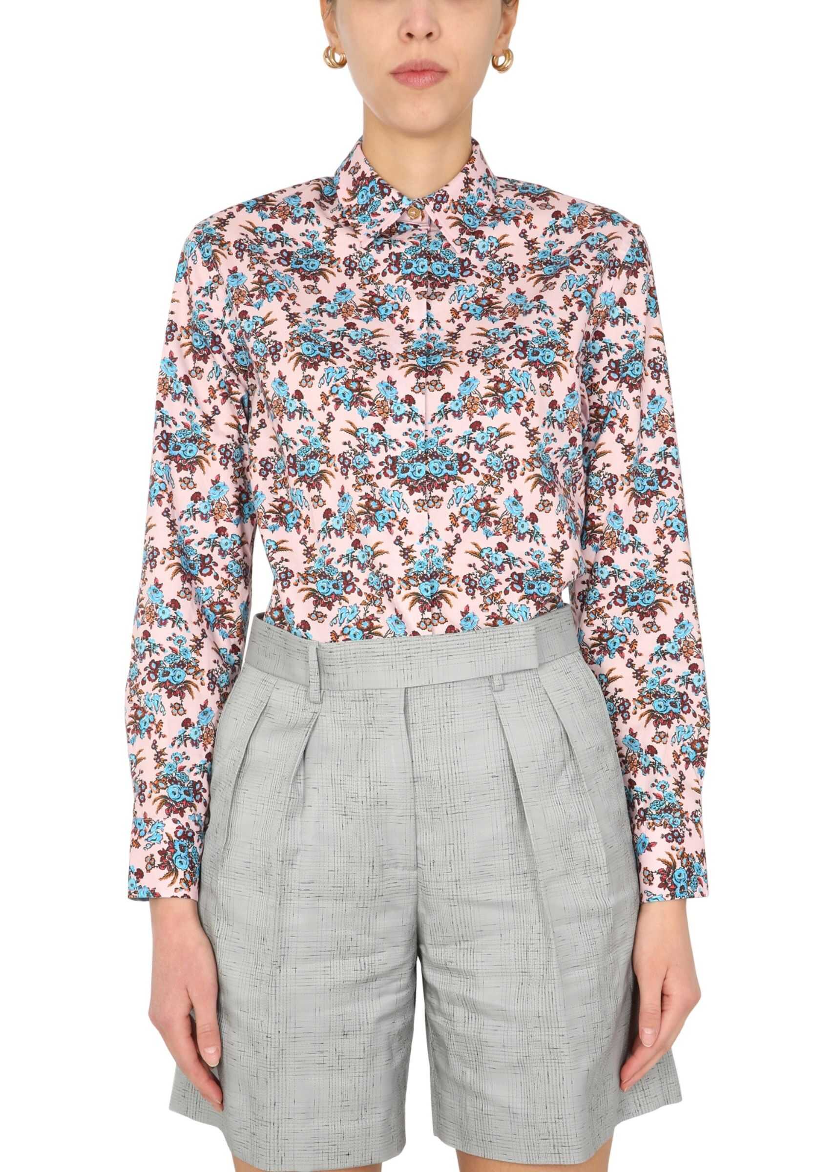 Paul Smith Shirt With "Mabel Floral" Print W1R/004B/F01432_20 PINK