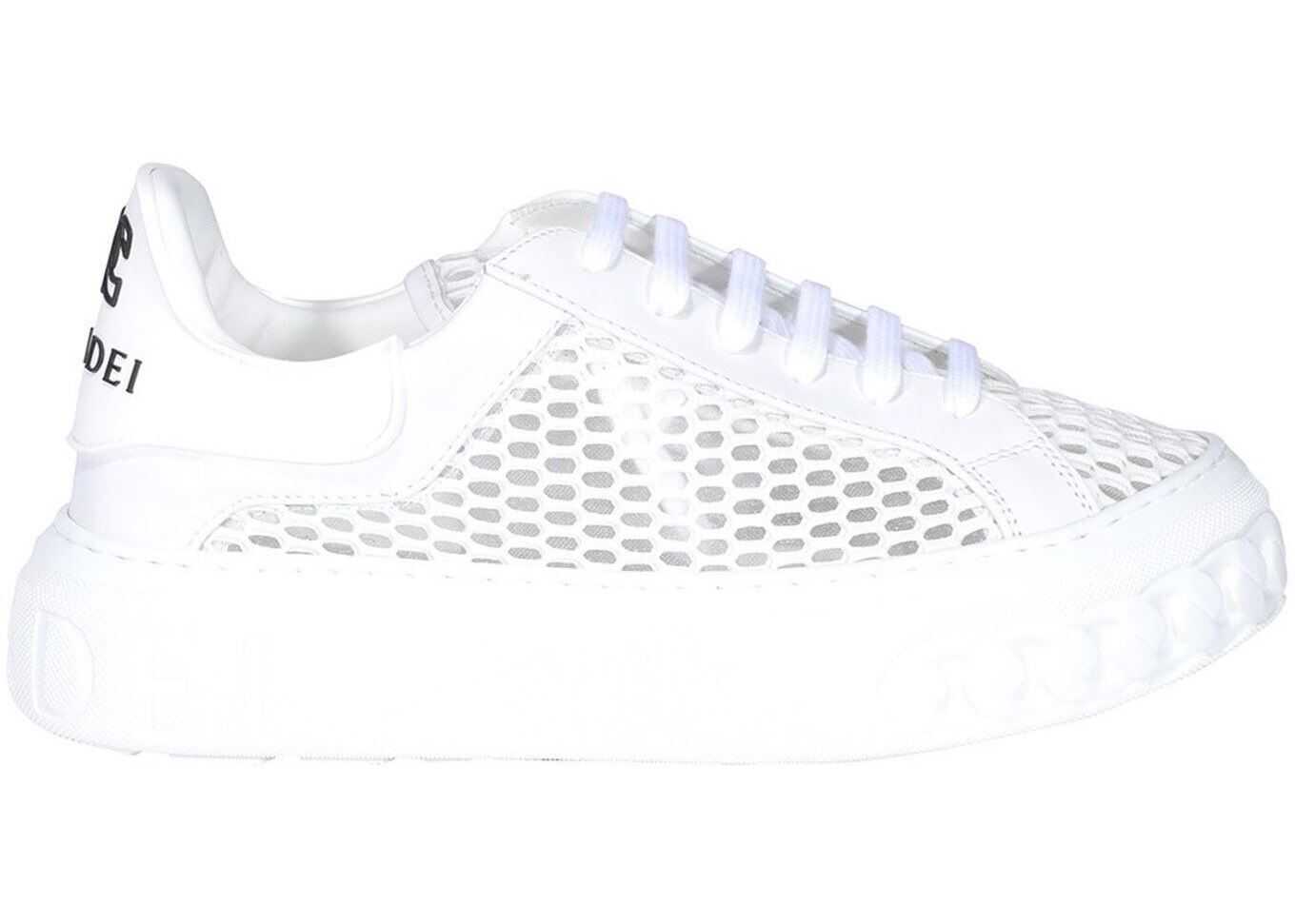 Casadei Mesh White Sneakers In White 2X846S0201T02529999 White