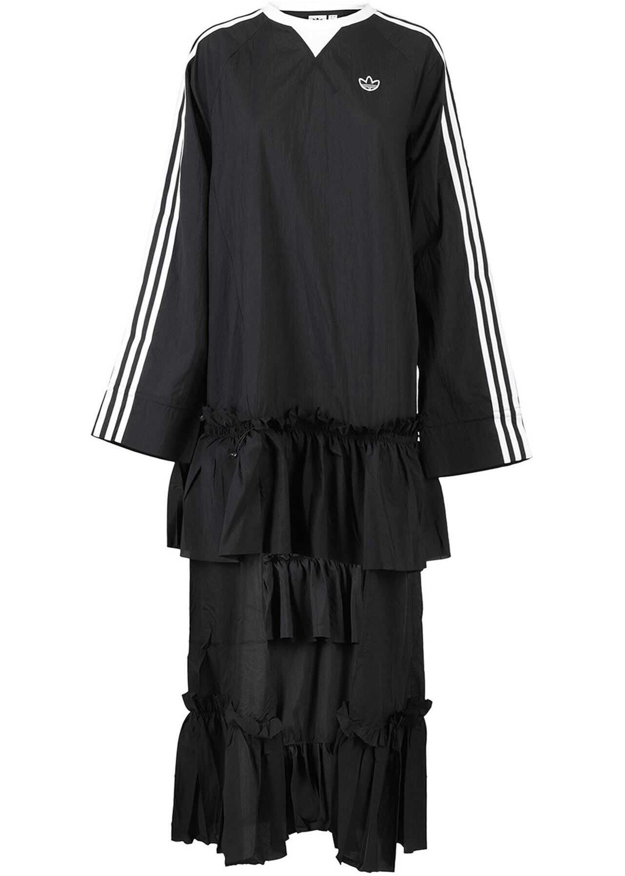 adidas Originals Dress With Sweater And Flounced Skirt GN3071 Black